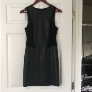 EUC THEORY leather dress sz 4 fully lined